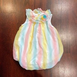 Little Me Bubble Dress 12M